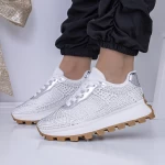 Pantofi Sport Dama 3B30 Argintiu » meishop.life