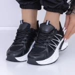 Pantofi Sport Dama 3B36 Negru » meishop.life