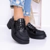 Pantofi Casual Dama 3WL195 Negru | Mei