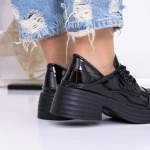 Pantofi Casual Dama 3WL195 Negru » meishop.life