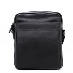 Geanta Barbati din Piele Naturala L1984-1 Negru » meishop.life