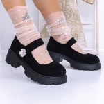 Pantofi Casual Dama 3WL192 Negru » meishop.life
