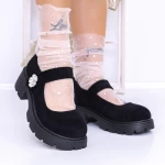 Pantofi Casual Dama 3WL192 Negru » meishop.life