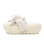 Papuci Dama cu Platforma 3WL171 Bej » meishop.life