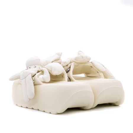 Papuci Dama cu Platforma 3WL171 Bej » meishop.life