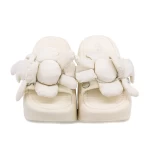 Papuci Dama cu Platforma 3WL171 Bej » meishop.life