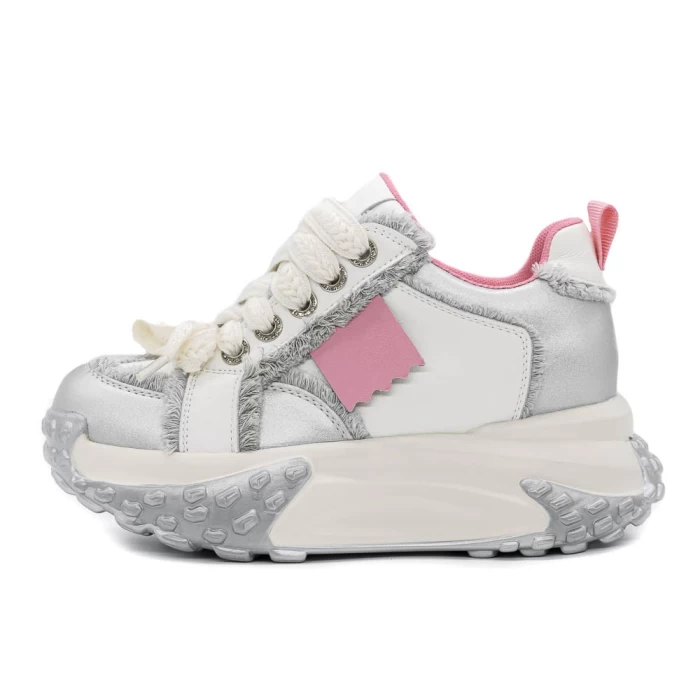 Pantofi Sport Dama 3YJA3 Argintiu » meishop.life