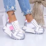 Pantofi Sport Dama 3YJA3 Argintiu » meishop.life
