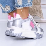 Pantofi Sport Dama 3YJA3 Argintiu » meishop.life