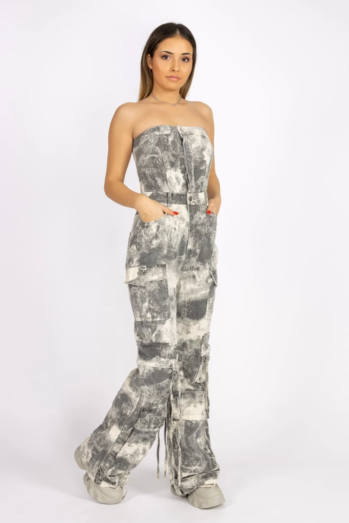 Salopeta Dama TR346 Gri » meishop.life