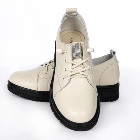Pantofi Casual Dama GA2316 Crem » meishop.life