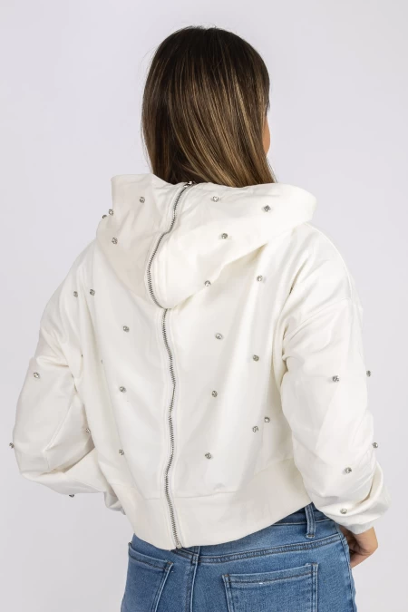 Hanorac Dama NG3288 Alb » meishop.life