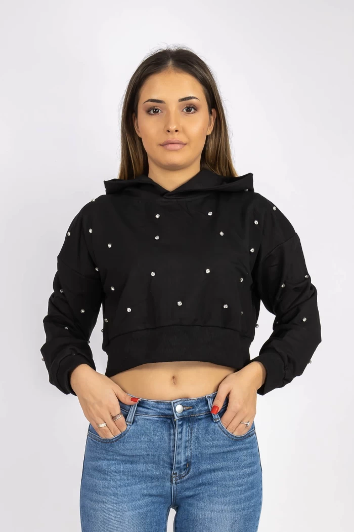 Hanorac Dama NG3288 Negru » meishop.life
