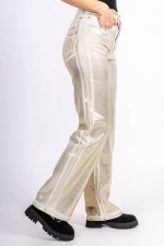 Pantaloni Dama HM6570-2 Bej-Auriu » meishop.life