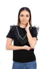 Tricou Dama NG23838 Negru » meishop.life