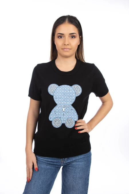 Bluza Dama VMC5538 Negru » meishop.life