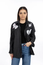 Camasa Dama C9668 Negru » meishop.life