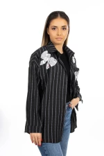 Camasa Dama C9668 Negru » meishop.life