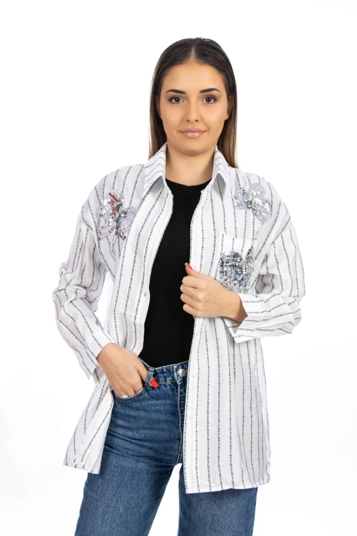 Camasa Dama C9668 Alb » meishop.life