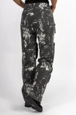 Blugi Dama HM6625-1 Negru-Alb » meishop.life