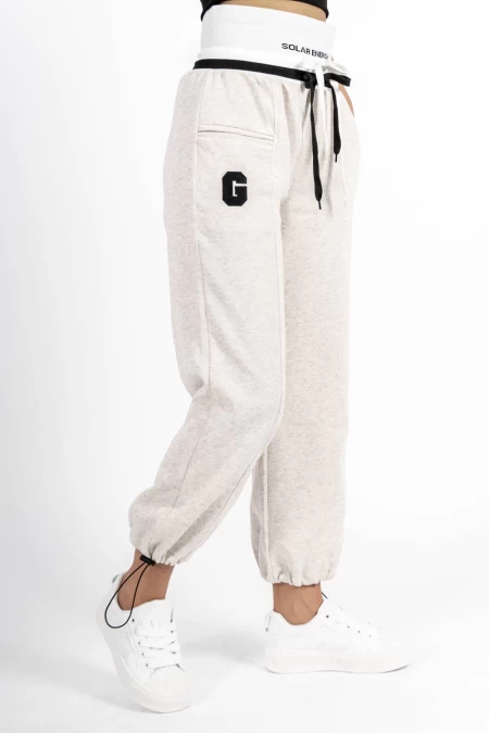 Pantaloni Dama W12792 Gri » meishop.life