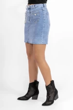 Fusta Denim F1043 Albastru » meishop.life