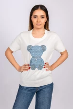 Bluza Dama VMC5538 Alb » meishop.life