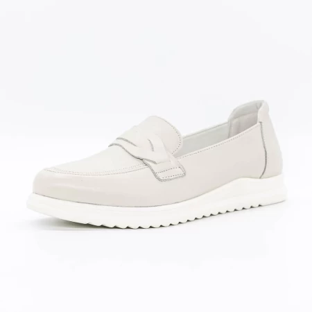 Pantofi Casual Dama 66220 Crem » meishop.life