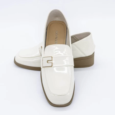 Pantofi Casual Dama 5020-2 Crem » meishop.life