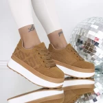Pantofi Sport Dama 3WL198 Galben » meishop.life