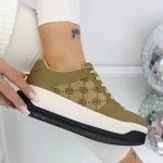 Pantofi Sport Dama 3WL199 Bej » meishop.life