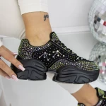 Pantofi Sport Dama 3WL203 Negru » meishop.life