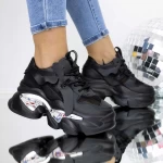 Pantofi Sport Dama 3WL133 Negru » meishop.life