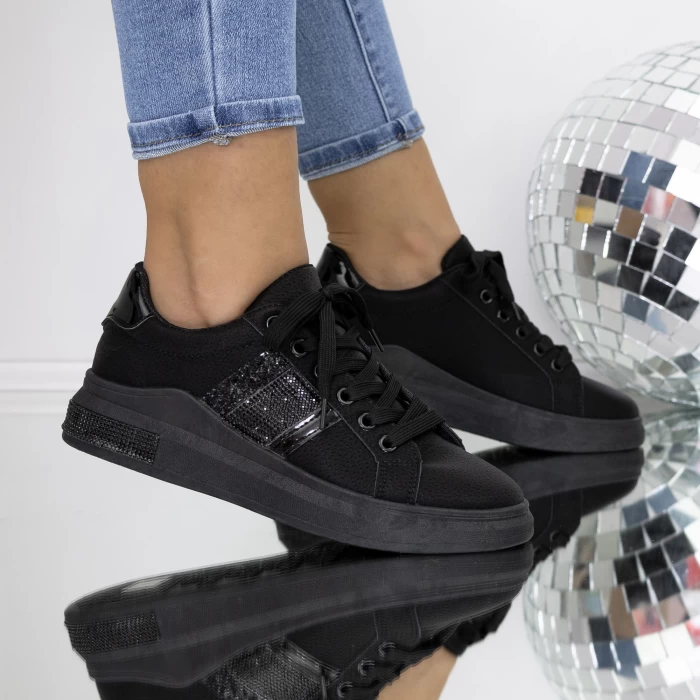 Pantofi Sport Dama 3B31 Negru » meishop.life