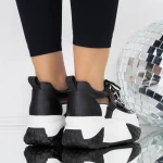 Pantofi Sport Dama cu Platforma 3WL100 Negru » meishop.life
