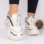 Sneakers dama 3WL180 Bej » meishop.life