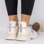 Sneakers dama 3WL180 Bej » meishop.life