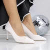 Pantofi cu Toc subtire 3XKK100 Bej | Mei