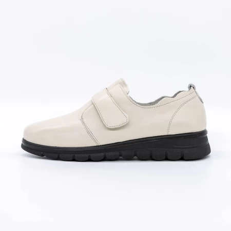 Pantofi Casual Dama 21074 Crem » meishop.life