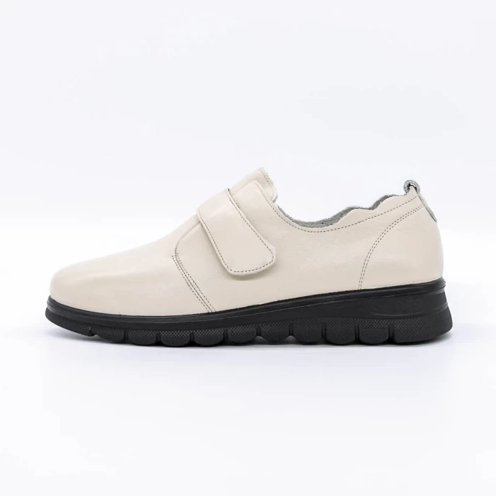 Pantofi Casual Dama 21074 Crem » meishop.life