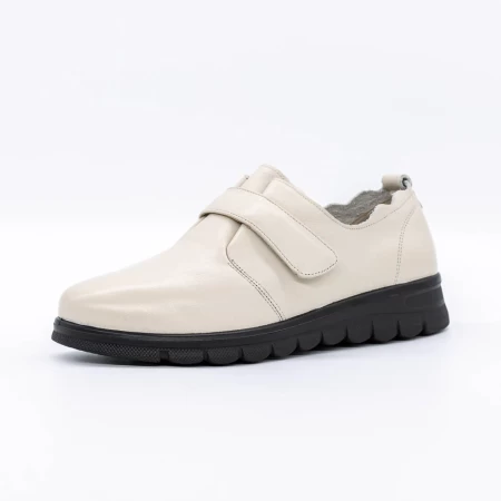 Pantofi Casual Dama 21074 Crem » meishop.life