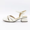 Sandale Dama cu Toc gros 30071 Crem | Advancer
