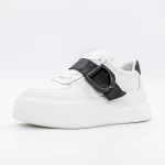 Pantofi Sport Dama E23070 Alb-Negru » meishop.life