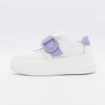Pantofi Sport Dama E23070 Alb-Mov » meishop.life