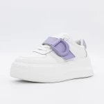 Pantofi Sport Dama E23070 Alb-Mov » meishop.life