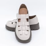 Pantofi Casual Dama ZZ66011 Alb » meishop.life