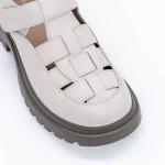 Pantofi Casual Dama ZZ66011 Alb » meishop.life