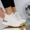 Pantofi Sport Dama cu Platforma 3SJN29 Bej | Mei