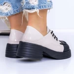 Pantofi Casual Dama 3WL195 Bej » meishop.life