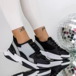 Pantofi Sport Dama 3B26 Negru » meishop.life